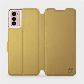 Etui do Motorola Moto G42 - wzór Gold&Gray