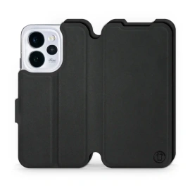 Etui Soft Touch do OPPO Reno 15 pro - wzór Satynowa czerń