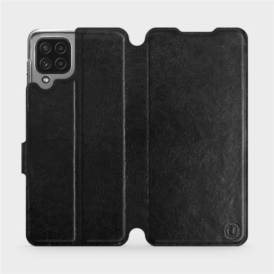 Etui do Samsung Galaxy A22 4G - wzór Black&Orange