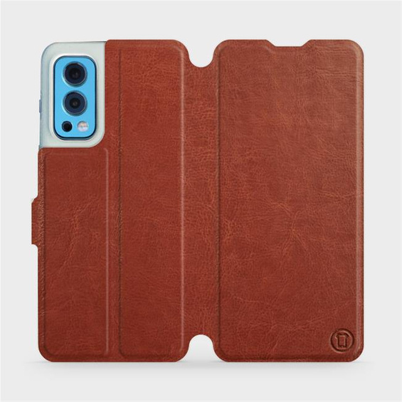 Etui do OnePlus Nord 2 5G - wzór Brown&Orange
