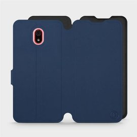 Etui Soft Touch do Xiaomi Redmi 8a - wzór Głęboki granat z czernią