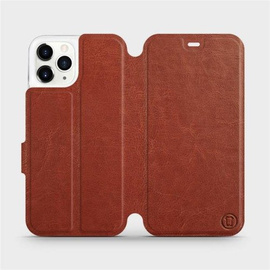 Etui do Apple iPhone 11 Pro - wzór Brown&Gray