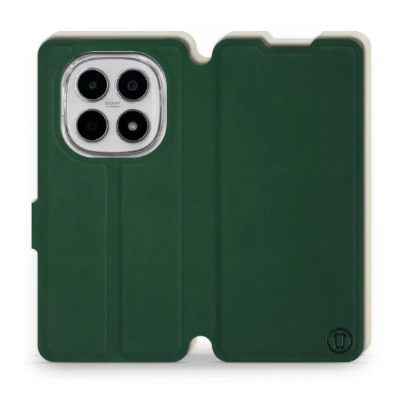 Etui Soft Touch do Xiaomi Redmi Note 15 5G - wzór Miejska zieleń z platyną