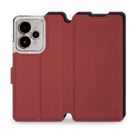 Etui Soft Touch do Realme 15 5G - wzór Zachodząca czerwień z czernią