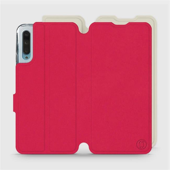 Etui Soft Touch do Huawei P Smart Pro - wzór Żywa czerwień z platyną