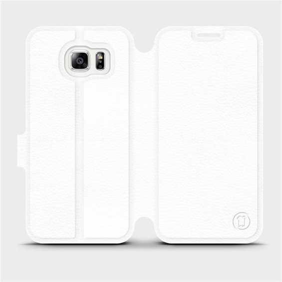 Etui do Samsung Galaxy S6 Edge - wzór White&Orange