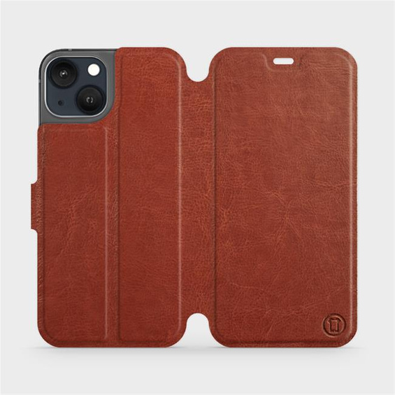 Etui do Apple iPhone 13 - wzór Brown&Orange