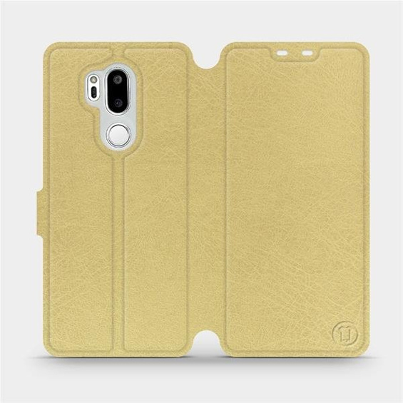 Etui do LG G7 ThinQ - wzór Gold&Gray