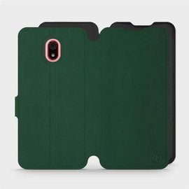 Etui Soft Touch do Xiaomi Redmi 8a - wzór Miejska zieleń z czernią