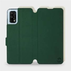 Etui Soft Touch do Realme 7 Pro - wzór Miejska zieleń z platyną