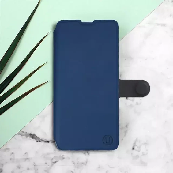 Etui Soft Touch do Samsung Galaxy A24 - wzór Głęboki granat z czernią