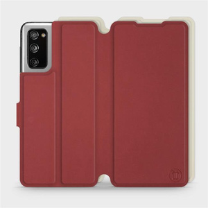 Etui Soft Touch do Samsung Galaxy S20 FE - wzór Zachodząca czerwień z platyną