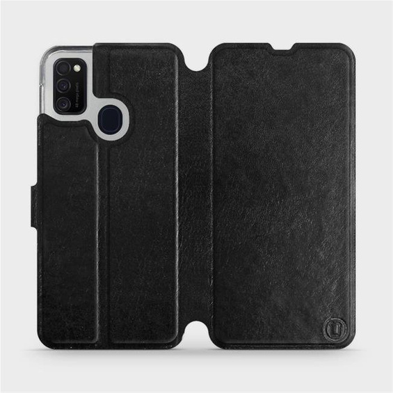 Etui do Samsung Galaxy M21 - wzór Black&Orange