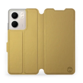 Etui do OPPO A5x - wzór Gold&Orange