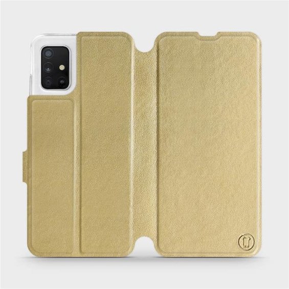 Etui do Samsung Galaxy A51 5G - wzór Gold&Orange