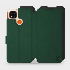 Etui Soft Touch do Xiaomi Redmi 9C - wzór Miejska zieleń z czernią