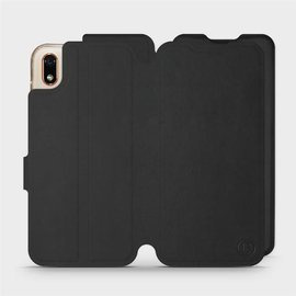 Etui Soft Touch do Huawei Y5 2019 - wzór Satynowa czerń