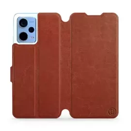 Etui do Xiaomi Redmi Note 12 5G - wzór Brown&Orange