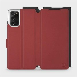 Etui Soft Touch do Samsung Galaxy Note 20 - wzór Zachodząca czerwień z czernią