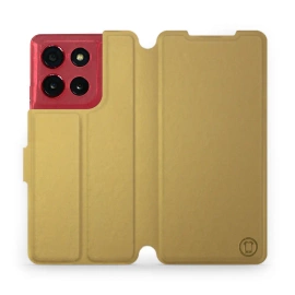 Etui do Motorola Moto G86 Power 5G - wzór Gold&Orange