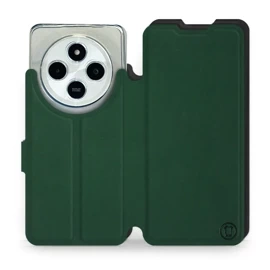 Etui Soft Touch do Xiaomi Redmi 14C - wzór Miejska zieleń z czernią