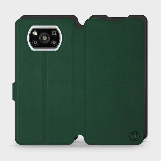 Etui Soft Touch do Xiaomi POCO X3 Pro - wzór Miejska zieleń z czernią