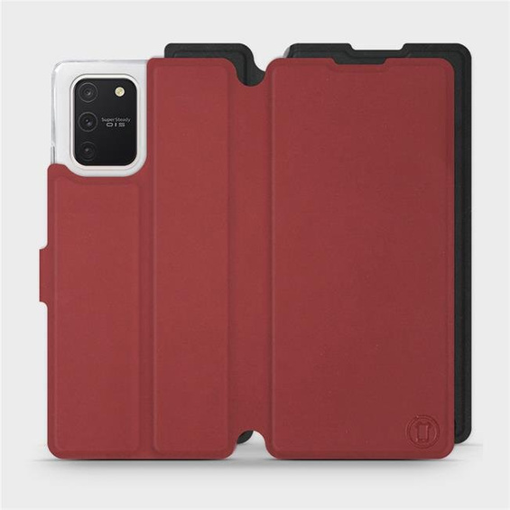 Etui Soft Touch do Samsung Galaxy S10 Lite - wzór Zachodząca czerwień z czernią