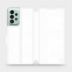 Etui do Samsung Galaxy A33 5G - wzór White&Orange