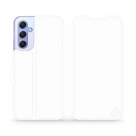 Etui do Samsung Galaxy A34 5G - wzór White&Orange