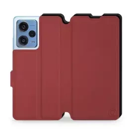 Etui Soft Touch do Xiaomi Redmi Note 12 Pro 5G - wzór Zachodząca czerwień z czernią