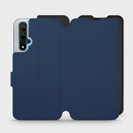 Etui Soft Touch do Huawei Nova 5T - wzór Głęboki granat z czernią