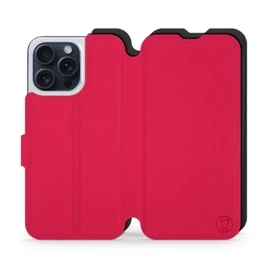 Etui Soft Touch do Apple iPhone 15 Pro Max - wzór Żywa czerwień z czernią