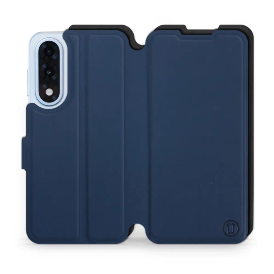 Etui Soft Touch do OnePlus Nord 5 - wzór Głęboki granat z czernią