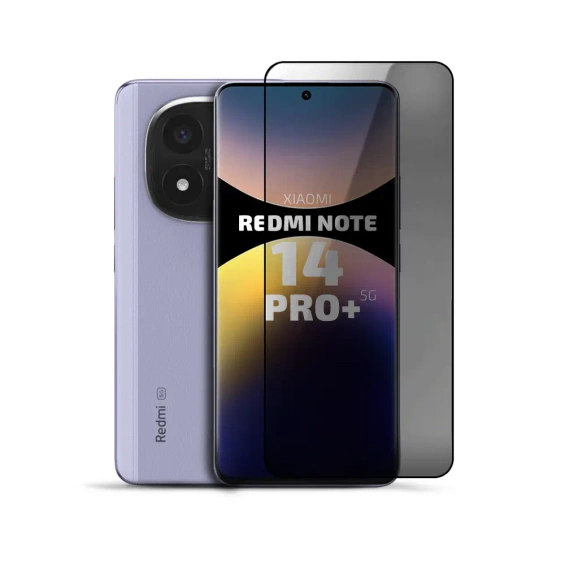 Prywatyzujące szkło hartowane 9H do Xiaomi Redmi Note 14 Pro Plus 5G