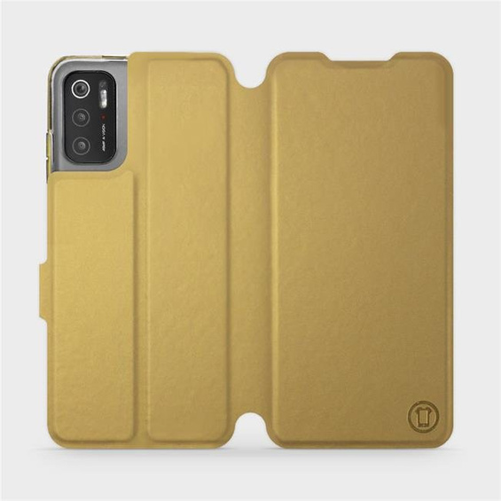 Etui do Xiaomi POCO M3 Pro 5G - wzór Gold&Orange