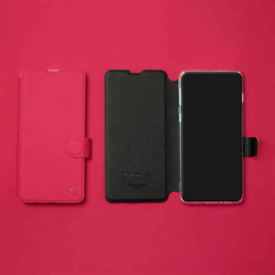 Etui Soft Touch do Apple iPhone 13 Pro Max - wzór Żywa czerwień z czernią