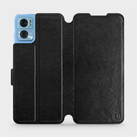 Etui do Motorola Moto E22 - wzór Black&Orange
