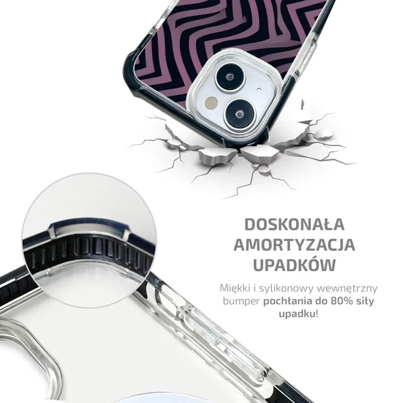 Etui MagSafe Elite Bumper Apple iPhone 15 Pro Max - wzór DA55D