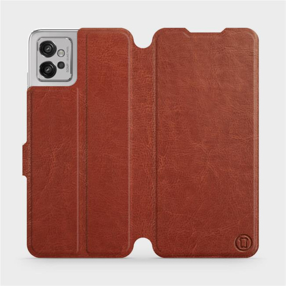 Etui do Motorola Moto G32 - wzór Brown&Orange