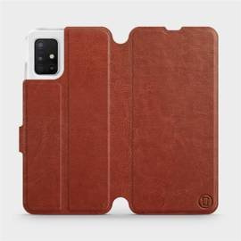Etui do Samsung Galaxy A51 5G - wzór Brown&Orange