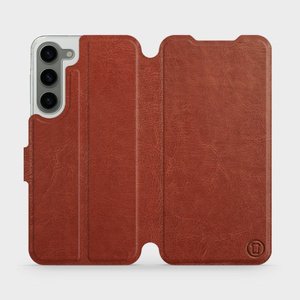 Etui do Samsung Galaxy S23 Plus - wzór Brown&Gray