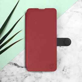Etui Soft Touch do Samsung Galaxy M33 5G - wzór Zachodząca czerwień z czernią