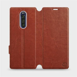 Etui do Sony Xperia 1 - wzór Brown&Orange