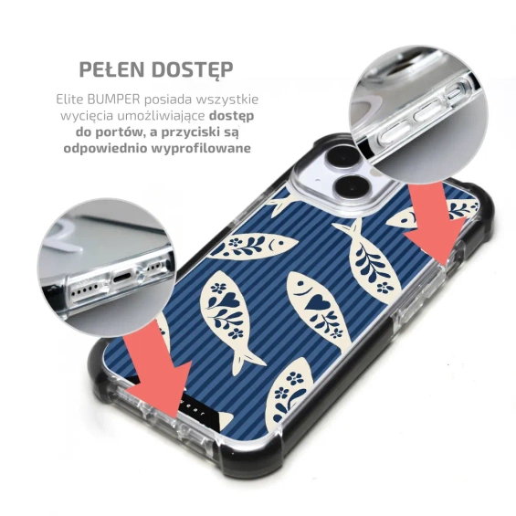 Etui MagSafe Elite Bumper Apple iPhone 14 Pro - wzór DP89D