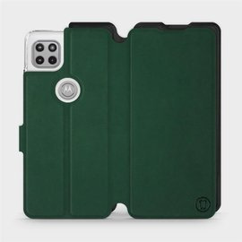 Etui Soft Touch do Motorola Moto G 5G - wzór Miejska zieleń z czernią