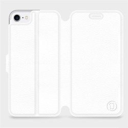 Etui do Apple iPhone 8 - wzór White&Orange