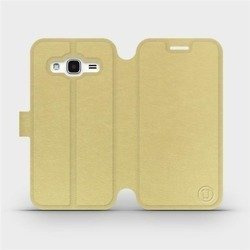 Etui do Samsung Galaxy J3 2016 - wzór Gold&Gray