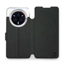 Etui Soft Touch do Realme 14 Pro 5G - wzór Satynowa czerń z platyną