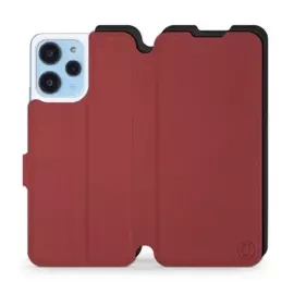 Etui Soft Touch do Xiaomi Redmi 12 - wzór Zachodząca czerwień z czernią