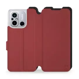 Etui Soft Touch do Xiaomi Redmi 12C - wzór Zachodząca czerwień z czernią